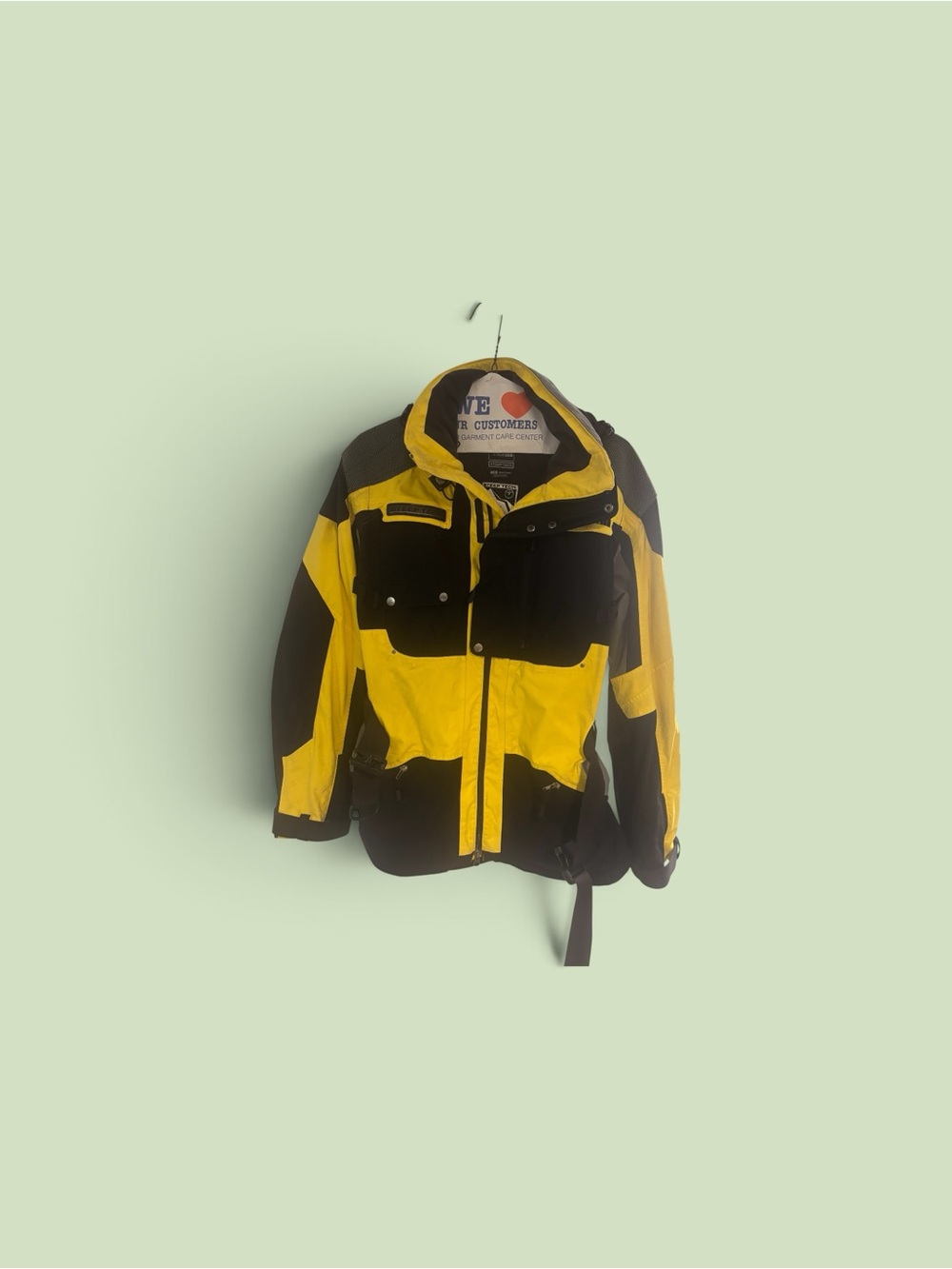 The North Face Steep Tech technical/ski jacket Black/yellow Size Large